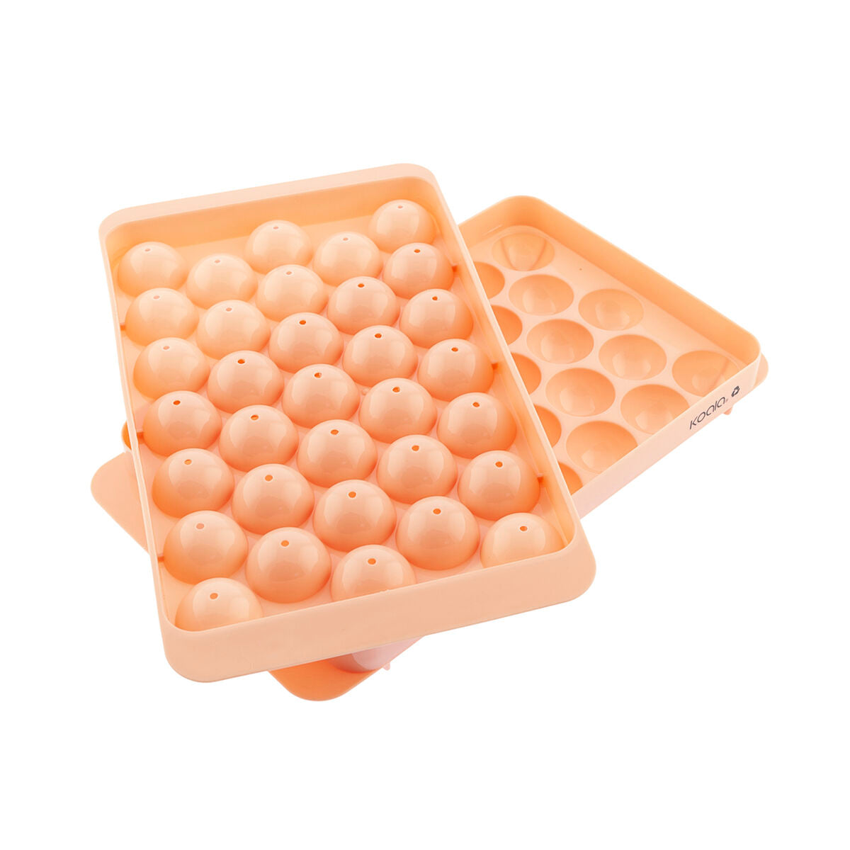 Ice Cube Mould Koala Eco Friendly 33 Compartments Pink Plastic 24,5 x