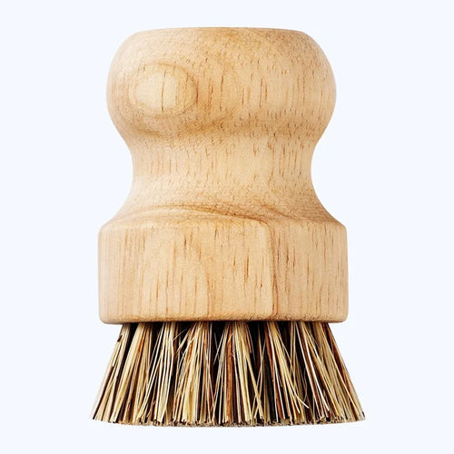 2pcs/set Kitchen Cleaning Brush Wooden Dish Brush with Natural Sisal